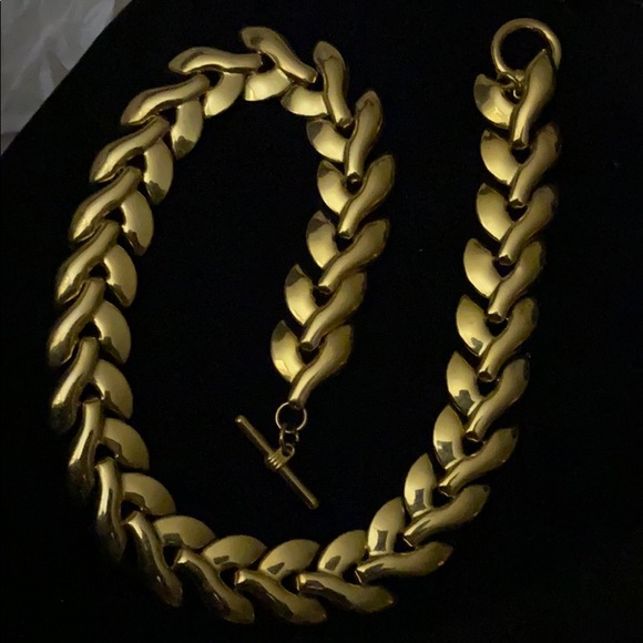 Beautiful Vintage Chain Necklace Sturdy Quality - Picture 4 of 4